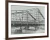 The Building of the New Chelsea Bridge, London, 1937-null-Framed Photographic Print