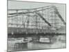 The Building of the New Chelsea Bridge, London, 1937-null-Mounted Photographic Print