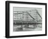 The Building of the New Chelsea Bridge, London, 1937-null-Framed Photographic Print