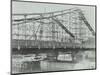 The Building of the New Chelsea Bridge, London, 1937-null-Mounted Photographic Print