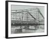 The Building of the New Chelsea Bridge, London, 1937-null-Framed Photographic Print