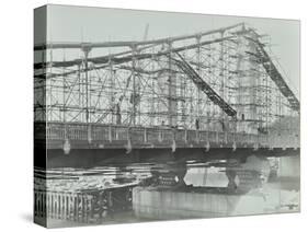 The Building of the New Chelsea Bridge, London, 1937-null-Stretched Canvas