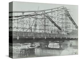 The Building of the New Chelsea Bridge, London, 1937-null-Stretched Canvas