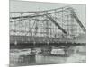 The Building of the New Chelsea Bridge, London, 1937-null-Mounted Photographic Print