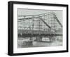 The Building of the New Chelsea Bridge, London, 1937-null-Framed Photographic Print