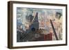 The Building of the Panama Canal, 1912-null-Framed Giclee Print