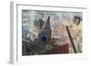 The Building of the Panama Canal, 1912-null-Framed Giclee Print