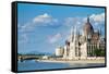 The Building of the Parliament in Budapest, Hungary-mazzzur-Framed Stretched Canvas