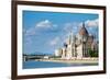 The Building of the Parliament in Budapest, Hungary-mazzzur-Framed Photographic Print