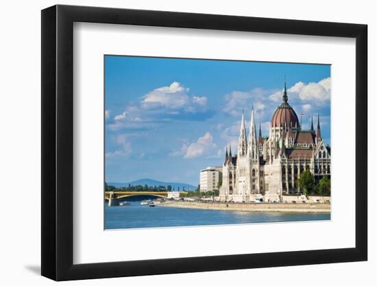 The Building of the Parliament in Budapest, Hungary-mazzzur-Framed Photographic Print