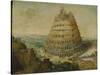 The Building of the Tower of Babel, 1568-Lucas van Valckenborch-Stretched Canvas