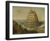 The Building of the Tower of Babel, 1568-Lucas van Valckenborch-Framed Giclee Print