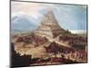 The Building of the Tower of Babel, 16th Century-null-Mounted Giclee Print