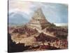 The Building of the Tower of Babel, 16th Century-null-Stretched Canvas