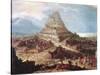 The Building of the Tower of Babel, 16th Century-null-Stretched Canvas