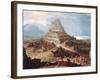 The Building of the Tower of Babel, 16th Century-null-Framed Giclee Print