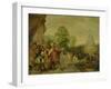 The Building of the Tower of Babel (Oil on Canvas)-Frans II Francken-Framed Giclee Print