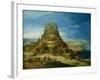 The Building of the Tower of Babel-Hendrick Van Cleve-Framed Giclee Print