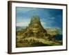 The Building of the Tower of Babel-Hendrick Van Cleve-Framed Giclee Print