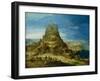 The Building of the Tower of Babel-Hendrick Van Cleve-Framed Giclee Print