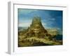 The Building of the Tower of Babel-Hendrick Van Cleve-Framed Giclee Print