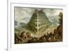 The Building of the Tower of Babel-Marten van Valckenborch-Framed Giclee Print