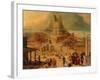 The Building of the Tower of Babel-Hendrick Van Cleve-Framed Giclee Print