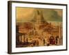 The Building of the Tower of Babel-Hendrick Van Cleve-Framed Giclee Print