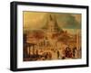 The Building of the Tower of Babel-Hendrick Van Cleve-Framed Giclee Print