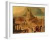 The Building of the Tower of Babel-Hendrick Van Cleve-Framed Giclee Print