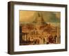 The Building of the Tower of Babel-Hendrick Van Cleve-Framed Giclee Print