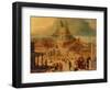 The Building of the Tower of Babel-Hendrick Van Cleve-Framed Giclee Print