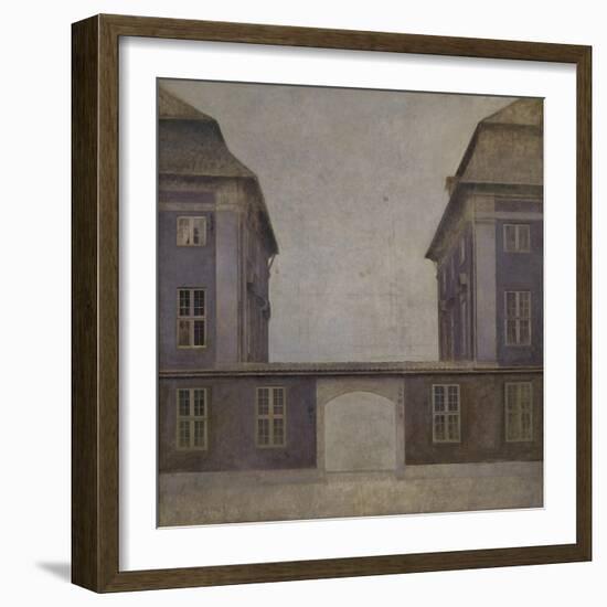 The Buildings of the Asiatic Company, Seen From St. Annæ Gade, 1902-Vilhelm Hammershoi-Framed Giclee Print