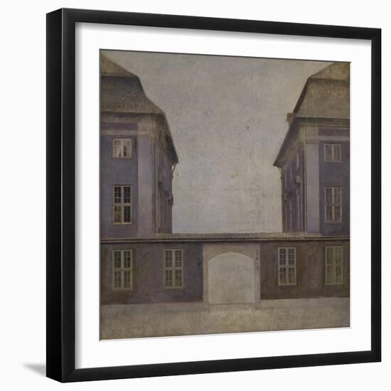 The Buildings of the Asiatic Company, Seen From St. Annæ Gade, 1902-Vilhelm Hammershoi-Framed Giclee Print