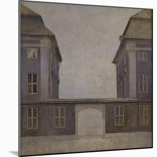 The Buildings of the Asiatic Company, Seen From St. Annæ Gade, 1902-Vilhelm Hammershoi-Mounted Giclee Print