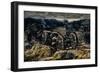 The Bulgarian Artillery Moving Towards Gurguliat, Serbian-Bulgarian War, Bulgaria-null-Framed Giclee Print