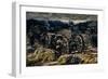 The Bulgarian Artillery Moving Towards Gurguliat, Serbian-Bulgarian War, Bulgaria-null-Framed Giclee Print