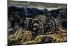 The Bulgarian Artillery Moving Towards Gurguliat, Serbian-Bulgarian War, Bulgaria-null-Mounted Giclee Print