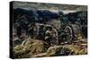 The Bulgarian Artillery Moving Towards Gurguliat, Serbian-Bulgarian War, Bulgaria-null-Stretched Canvas