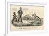 The Bull Dog on the Right Track, 1864-Currier & Ives-Framed Giclee Print