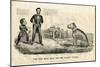The Bull Dog on the Right Track, 1864-Currier & Ives-Mounted Giclee Print