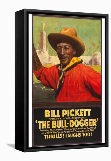 The Bull - Dogger-null-Framed Stretched Canvas