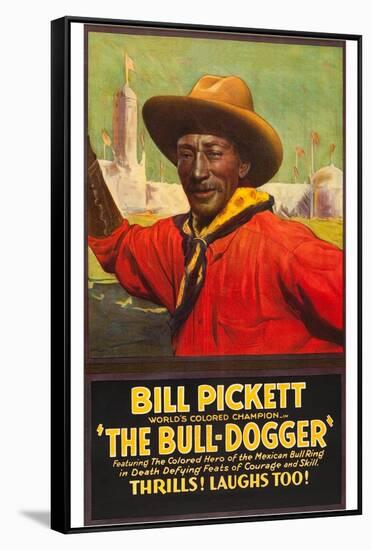 The Bull - Dogger-null-Framed Stretched Canvas