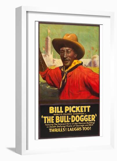 The Bull - Dogger-null-Framed Art Print