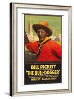 The Bull - Dogger-null-Framed Art Print