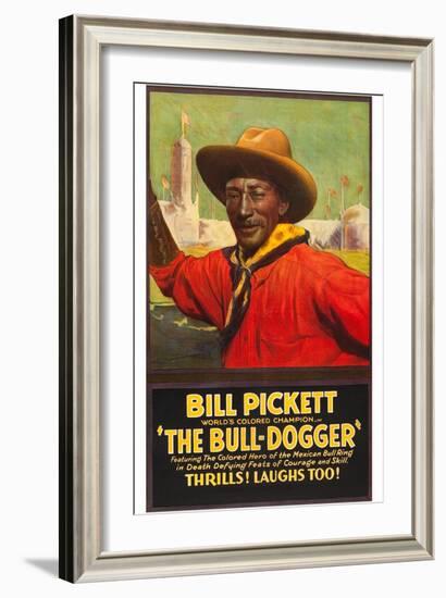 The Bull - Dogger-null-Framed Art Print