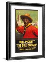 The Bull - Dogger-null-Framed Art Print