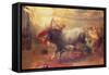 The Bull Fight-Leonardo Alenza-Framed Stretched Canvas