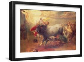 The Bull Fight-Leonardo Alenza-Framed Giclee Print