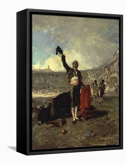 The Bull-Fighters Salute, 1869-Maria Fortuny-Framed Stretched Canvas